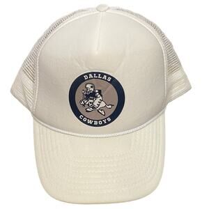 Dallas Cowboys NFL Vintage trucker mesh white hat